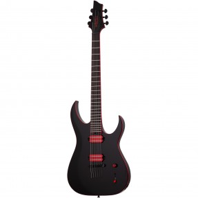 Schecter Sunset-6 Red Dawn Gloss Black - Gitara elektryczna