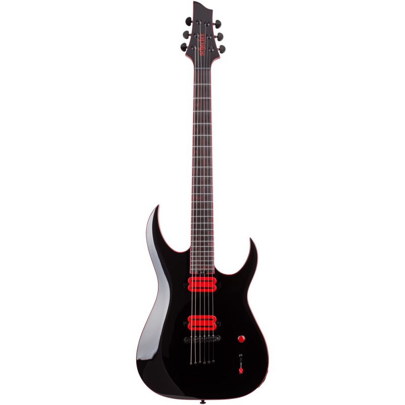 Schecter Sunset-6 Red Dawn Gloss Black - Gitara elektryczna
