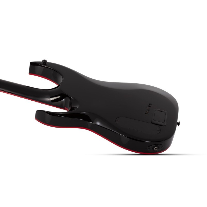 Schecter Sunset-6 Red Dawn Gloss Black - Gitara elektryczna