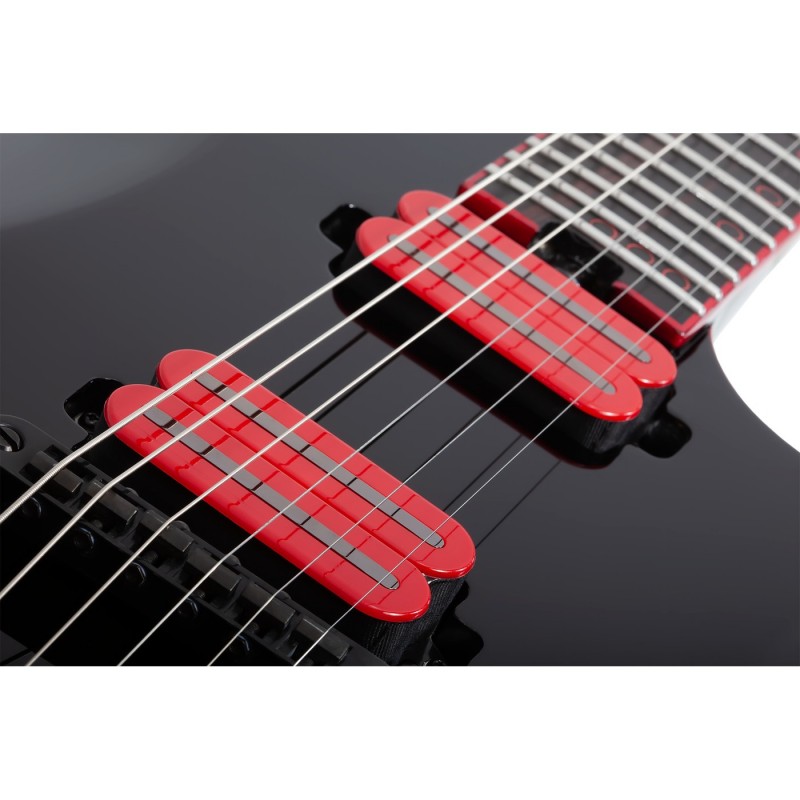 Schecter Sunset-6 Red Dawn Gloss Black - Gitara elektryczna