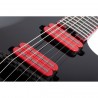 Schecter Sunset-6 Red Dawn Gloss Black - Gitara elektryczna