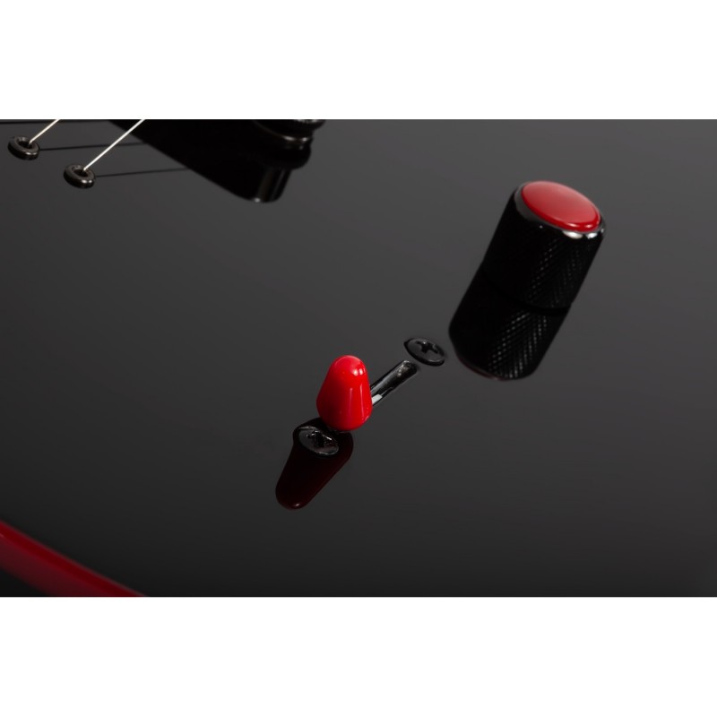 Schecter Sunset-6 Red Dawn Gloss Black - Gitara elektryczna