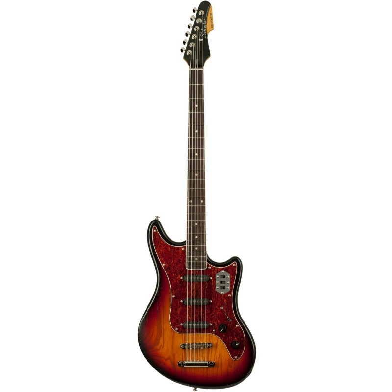 Schecter Hellcat-VI 3-Tone Sunburst Pearl - Gitara elektryczna