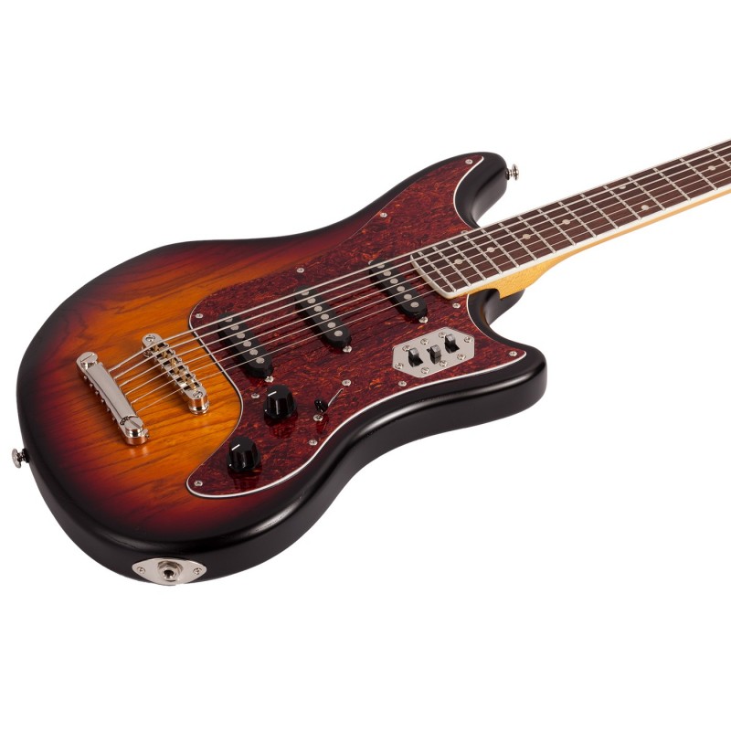 Schecter Hellcat-VI 3-Tone Sunburst Pearl - Gitara elektryczna