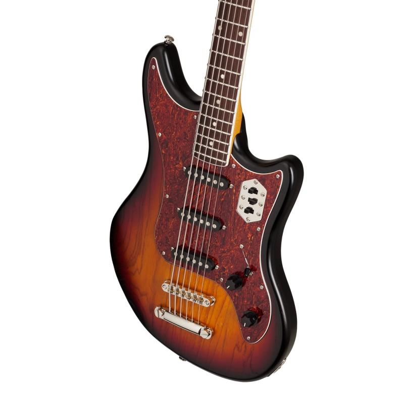 Schecter Hellcat-VI 3-Tone Sunburst Pearl - Gitara elektryczna