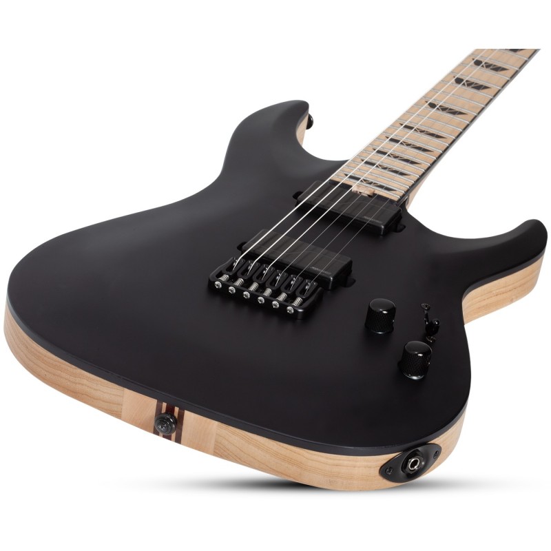 Schecter C-1 SLS Custom Satin Black - Gitara elektryczna