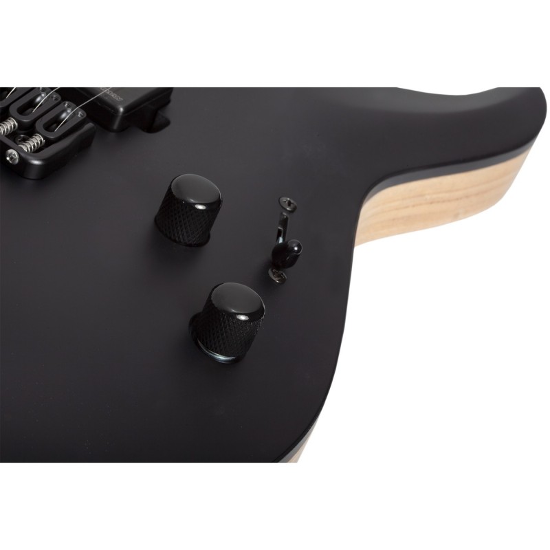 Schecter C-1 SLS Custom Satin Black - Gitara elektryczna