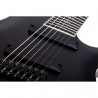 Schecter C-7 Mulitscale SLS Elite Evil Twin Satin Black - Gitara elektryczna