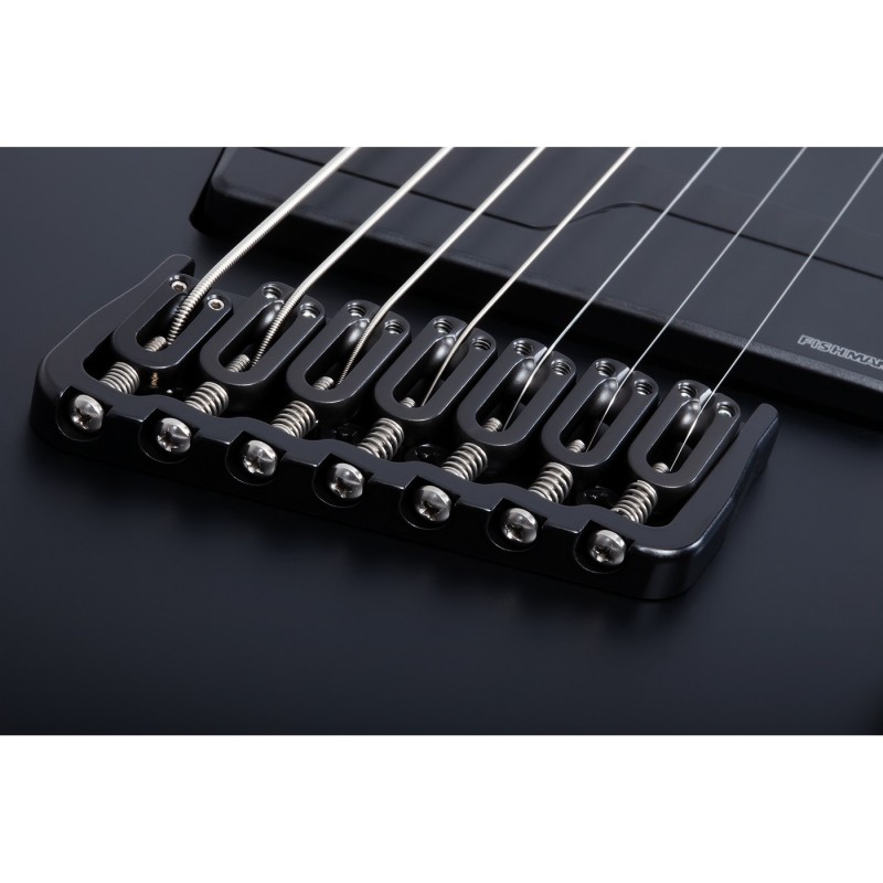 Schecter C-7 Mulitscale SLS Elite Evil Twin Satin Black - Gitara elektryczna