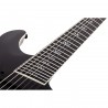 Schecter C-7 Mulitscale SLS Elite Evil Twin Satin Black - Gitara elektryczna
