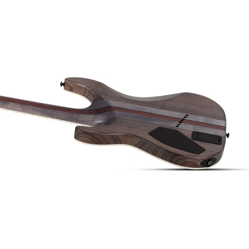 Schecter C-7 Mulitscale SLS Elite Evil Twin Satin Black - Gitara elektryczna