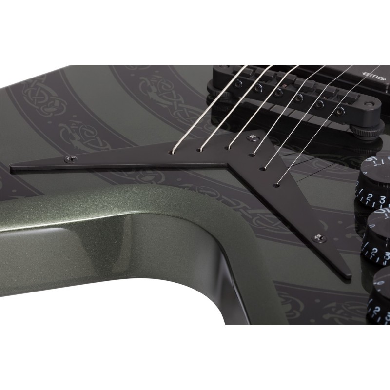 Schecter Wylde Audio Warhammer NT Norse Dragon Bullseye - Gitara elektryczna