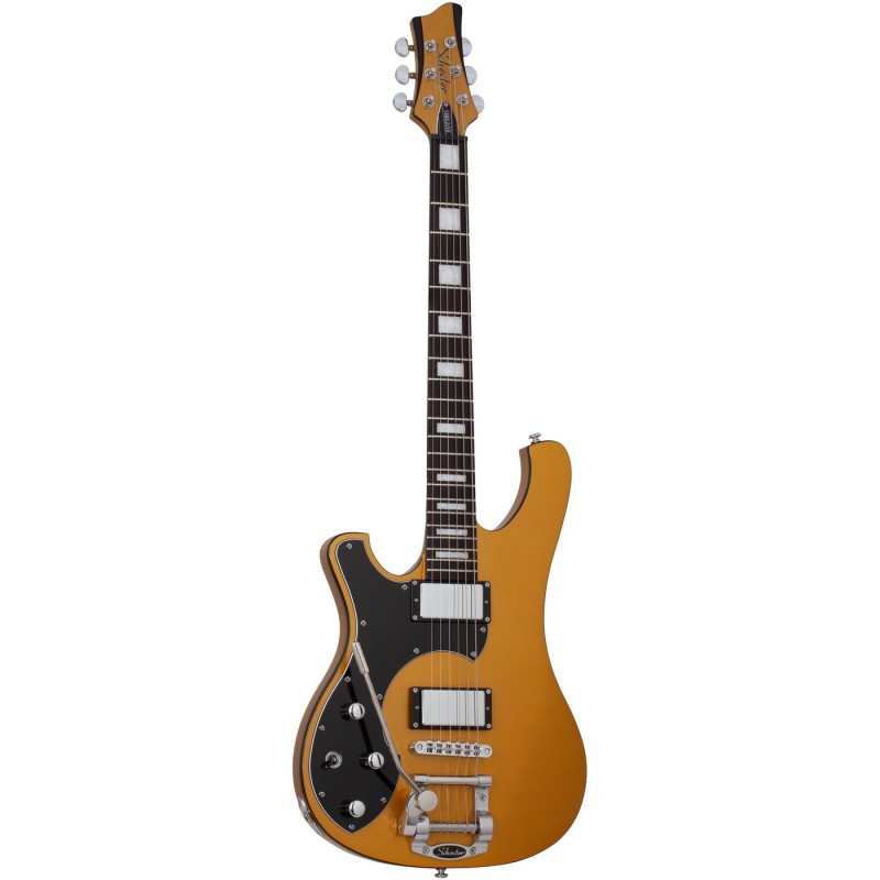 Schecter Stargazer-6 Vibrato LH Metallic Gold - Gitara elektryczna