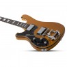 Schecter Stargazer-6 Vibrato LH Metallic Gold - Gitara elektryczna
