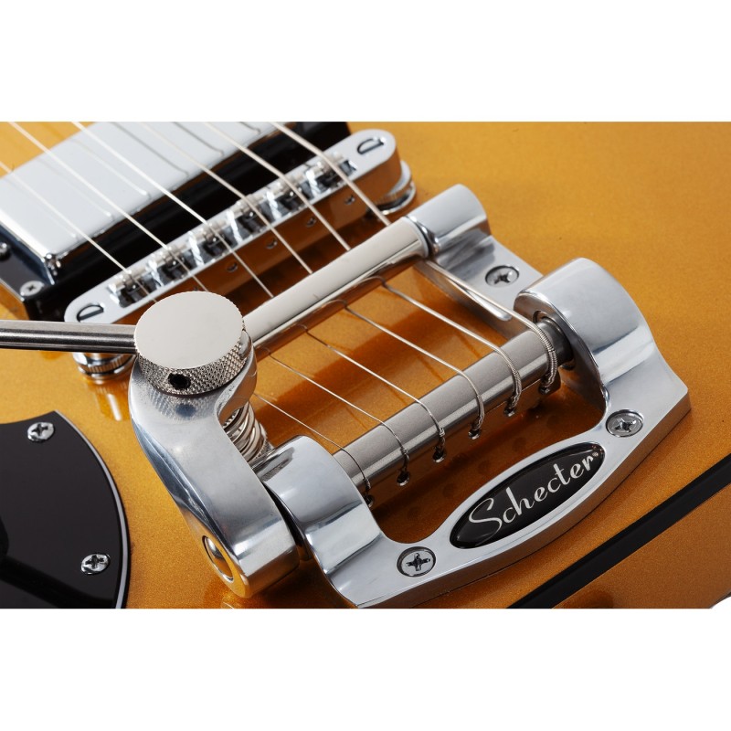 Schecter Stargazer-6 Vibrato LH Metallic Gold - Gitara elektryczna