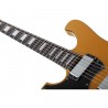 Schecter Stargazer-6 Vibrato LH Metallic Gold - Gitara elektryczna
