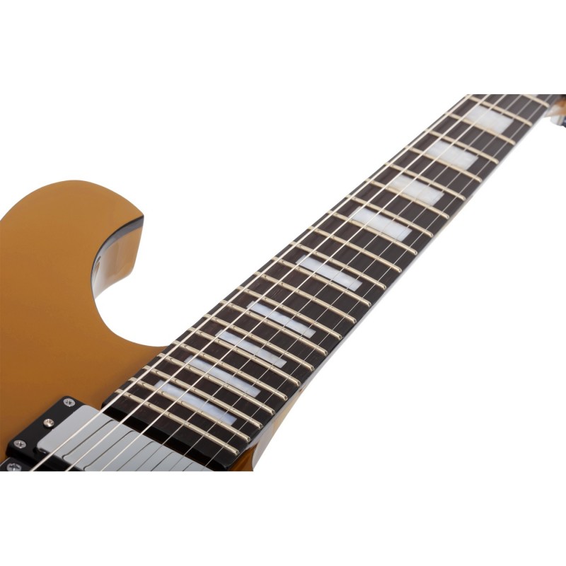 Schecter Stargazer-6 Vibrato Metallic Gold - Gitara elektryczna