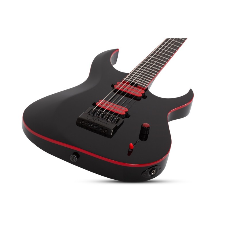 Schecter Sunset-6 ET Red Dawn Gloss Black - Gitara elektryczna