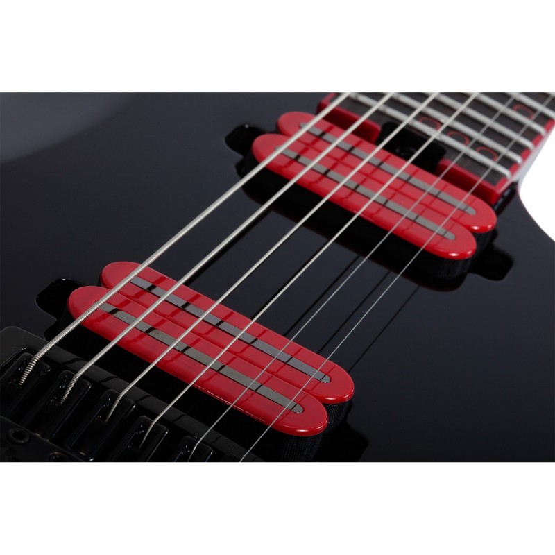 Schecter Sunset-6 ET Red Dawn Gloss Black - Gitara elektryczna
