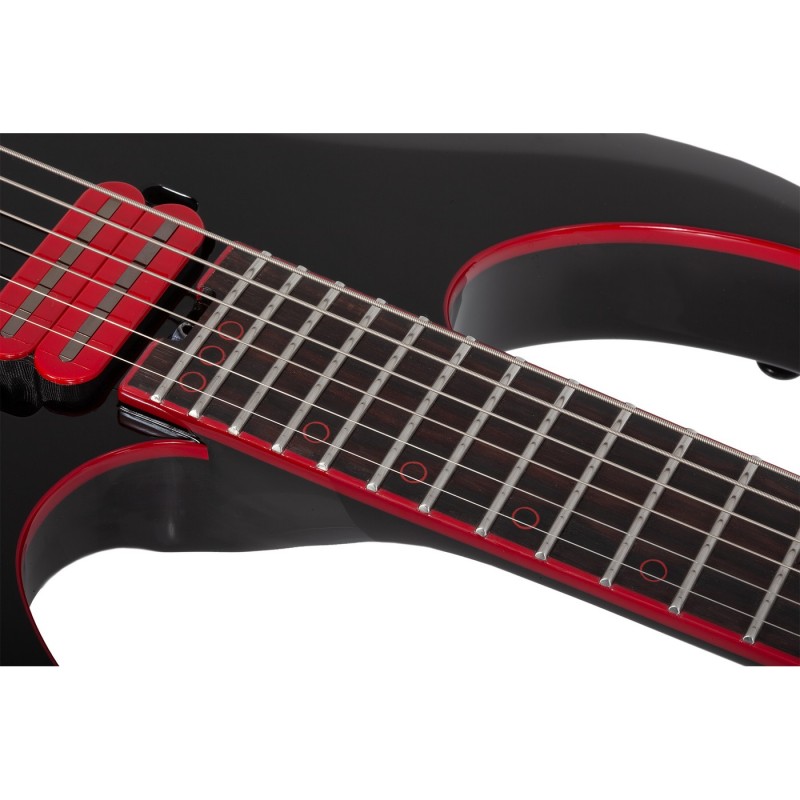 Schecter Sunset-6 ET Red Dawn Gloss Black - Gitara elektryczna