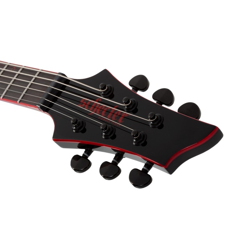 Schecter Sunset-6 ET Red Dawn Gloss Black - Gitara elektryczna