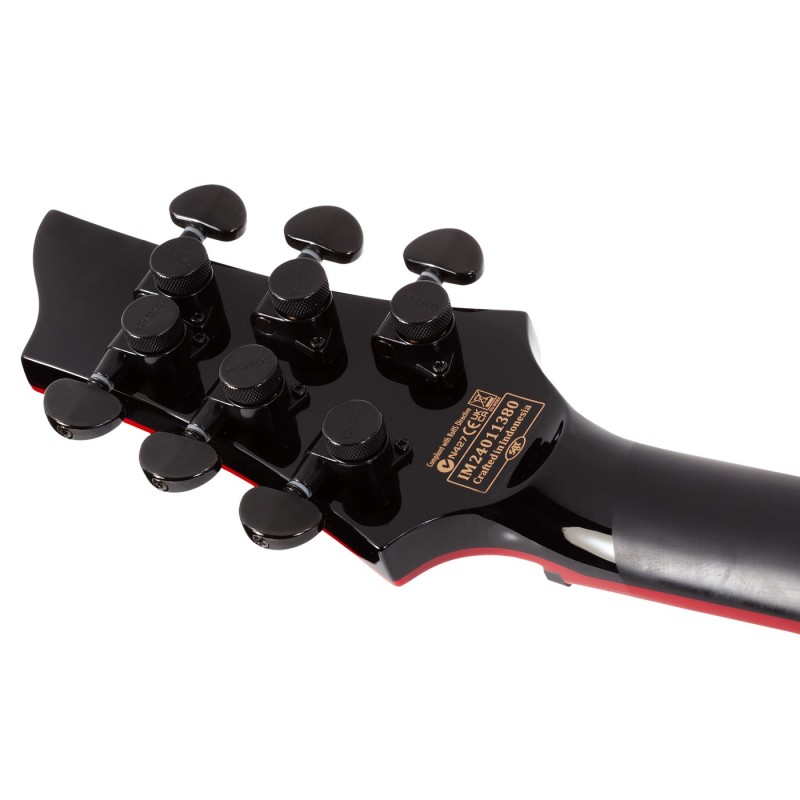 Schecter Sunset-6 ET Red Dawn Gloss Black - Gitara elektryczna