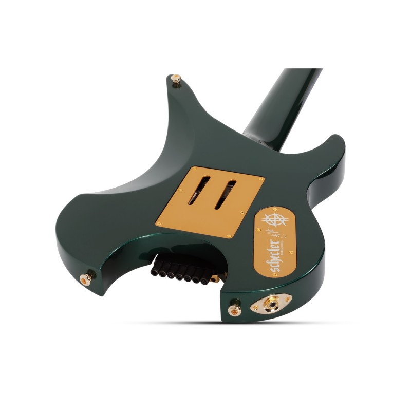 Schecter Synyster Gates Custom-7 TR Headless LH Oak Green Metallic - Gitara elektryczna