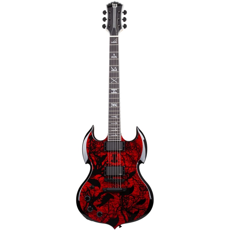 Schecter Wylde Audio Babarian LH Blood Raven - Gitara elektryczna