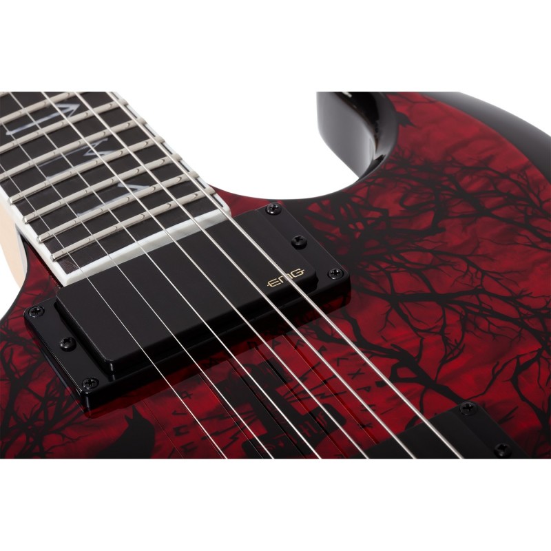 Schecter Wylde Audio Babarian LH Blood Raven - Gitara elektryczna