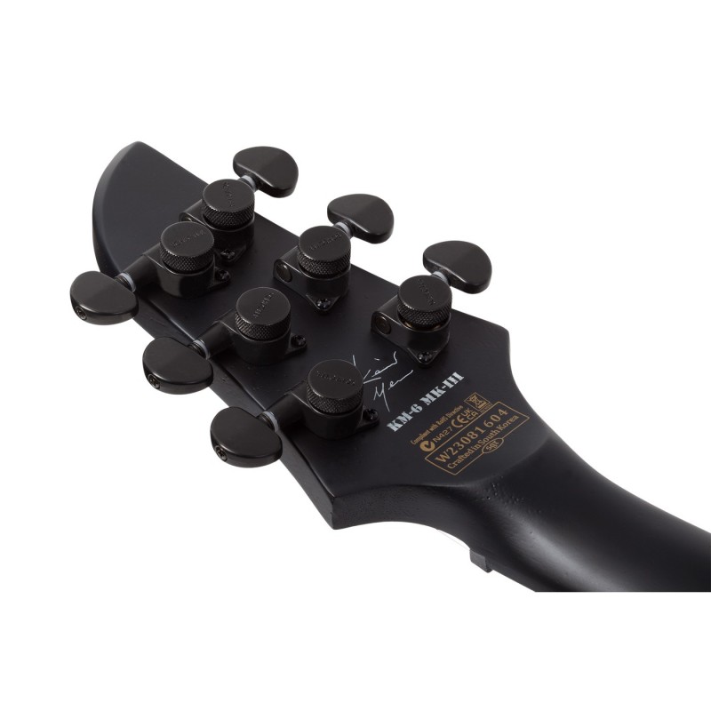 Schecter Keith Merrow KM-6 MK-III EX Satin Black Open Pore - Gitara elektryczna
