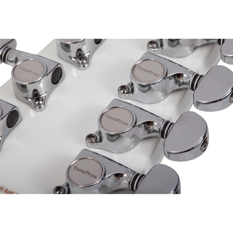 Schecter Stargazer-12 LH Gloss White - Gitara elektryczna