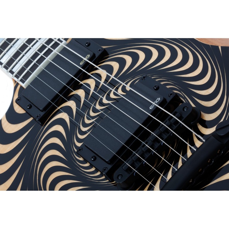 Schecter Wylde Audio Barbarian LH Rawtop Psychic Bullseye - Gitara elektryczna