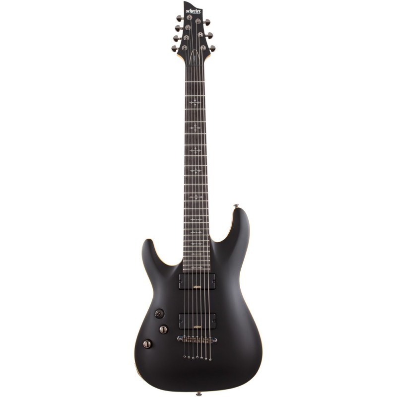 Schecter Demon-7 LH Aged Black Satin - Gitara elektryczna