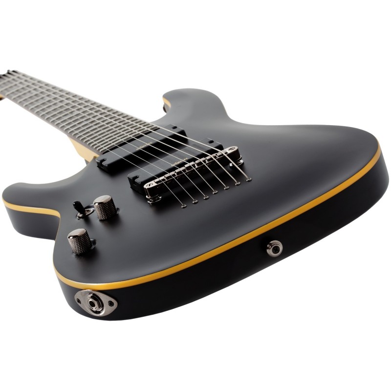 Schecter Demon-7 LH Aged Black Satin - Gitara elektryczna