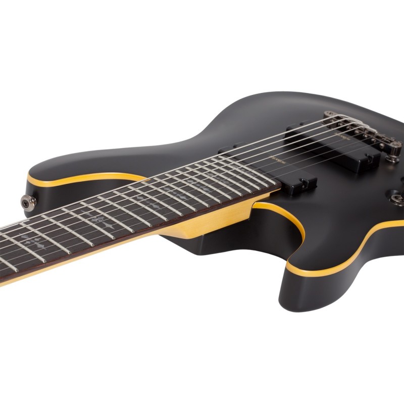 Schecter Demon-7 LH Aged Black Satin - Gitara elektryczna
