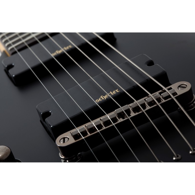 Schecter Demon-7 LH Aged Black Satin - Gitara elektryczna