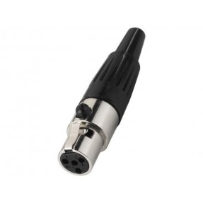 Monacor XLR-407slsJ - Gniazdo mini XLR 4pin