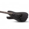Schecter Damien-6 LH Satin Black - Gitara elektryczna
