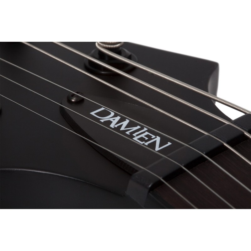 Schecter Damien-6 LH Satin Black - Gitara elektryczna
