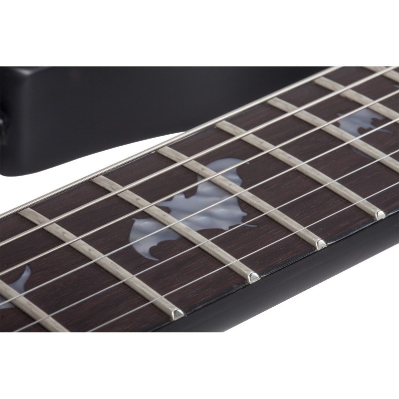 Schecter Damien-6 LH Satin Black - Gitara elektryczna