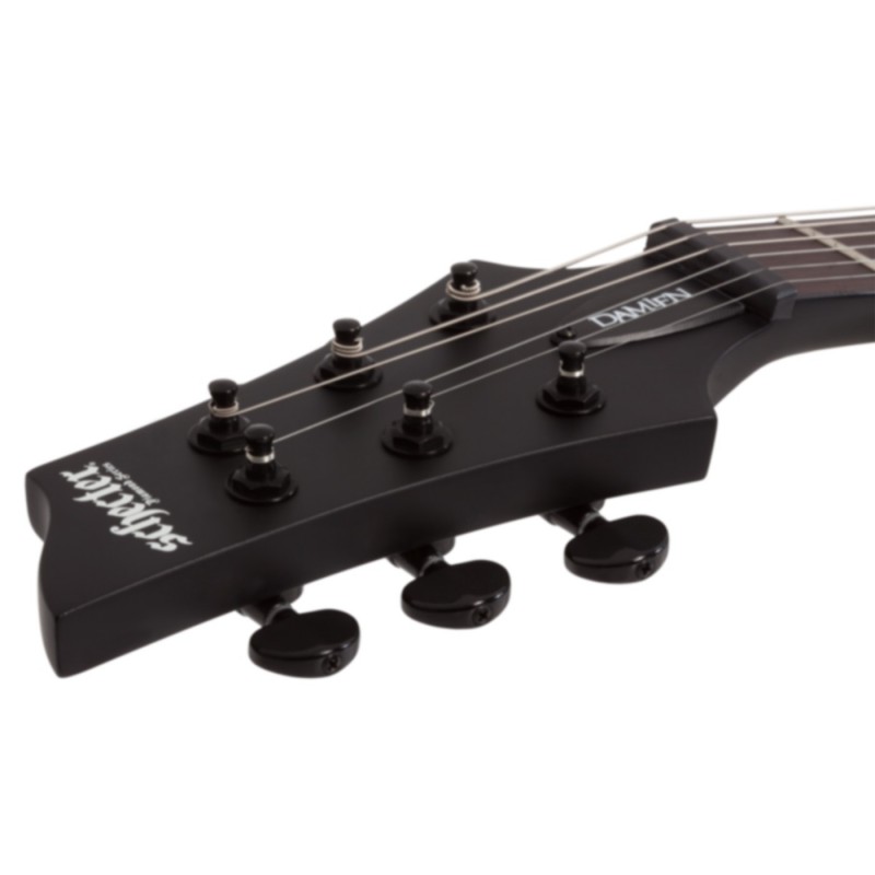 Schecter Damien-6 LH Satin Black - Gitara elektryczna