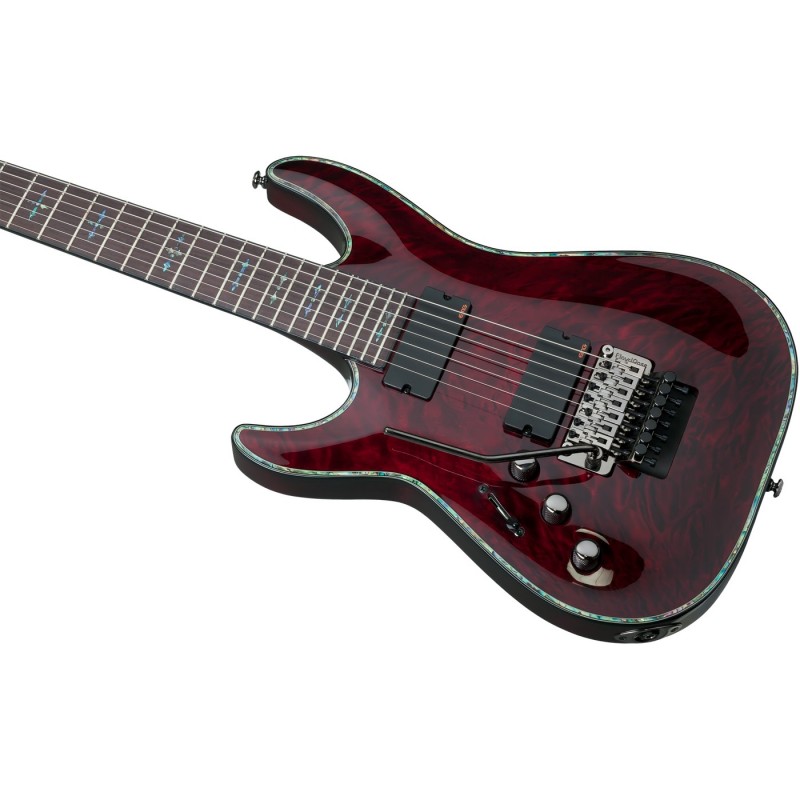 Schecter Hellraiser C-7 FR LH Black Cherry - Gitara elektryczna