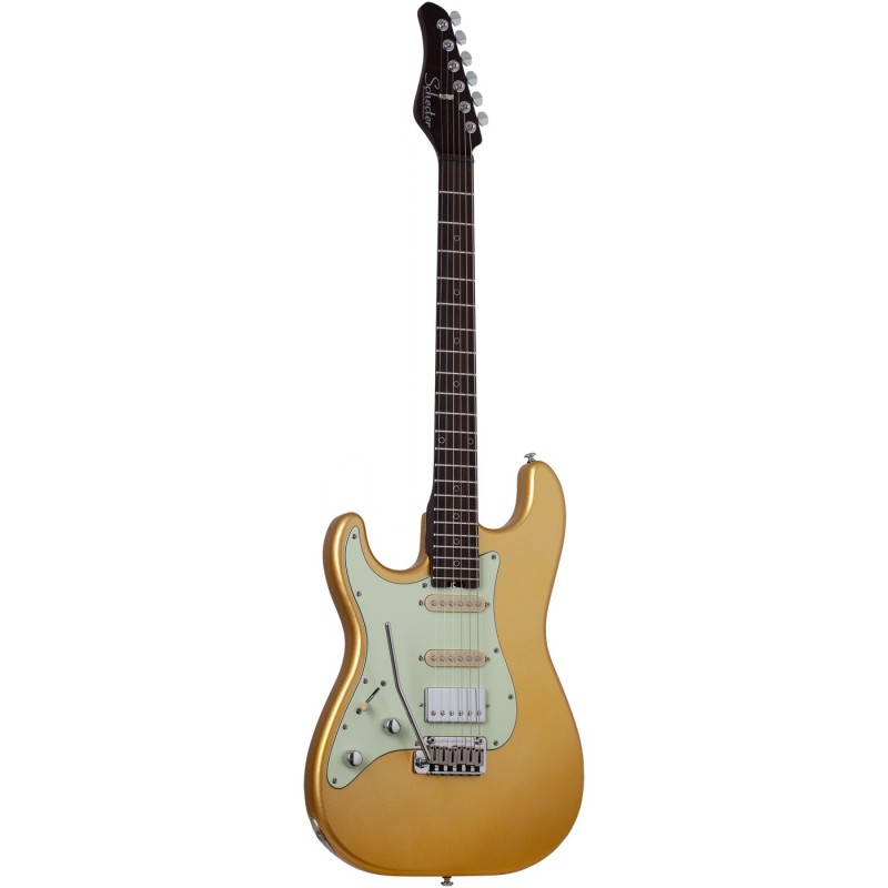 Schecter Nick Johnston 10th Anniversary Traditional HSS LH Atomic Saffron - Gitara elektryczna