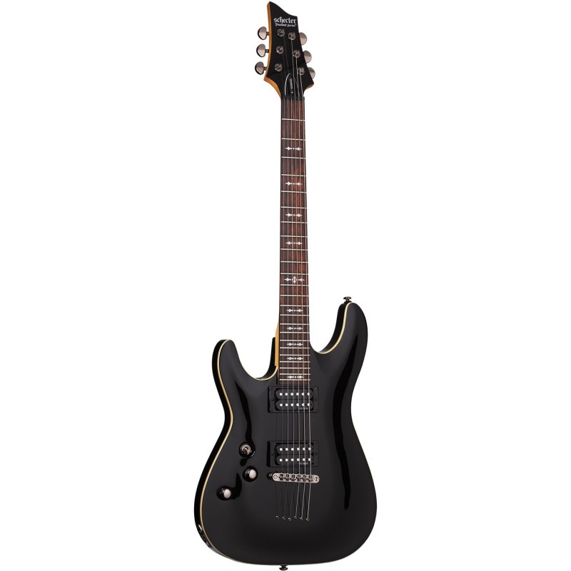 Schecter Omen-6 LH Gloss Black - Gitara elektryczna