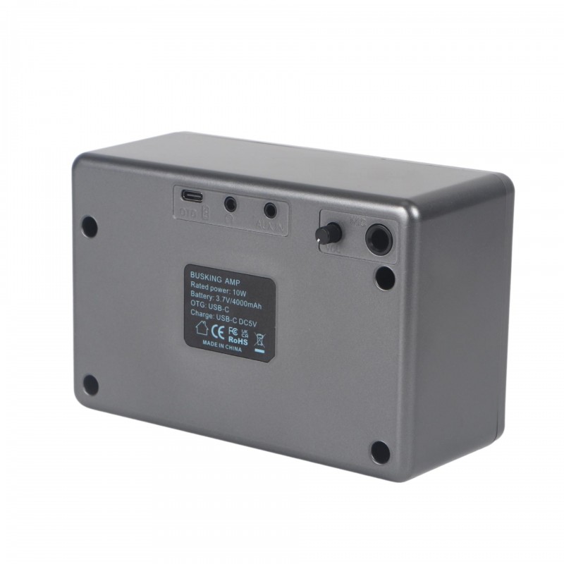 Yuer BA-10Pro Mini Busking Amp Bluetooth Combo gitarowe 10W - 4 - Comba gitarowe - Combo gitarowe Yuer BA-10Pro z Bluetooth – id