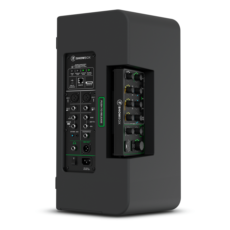 Mackie ShowBox Kolumna głośnikowa zasilana bateryjnie - 5 - Kolumny z własnym zasilaniem - Mackie ShowBox to kolumna głośnikowa 