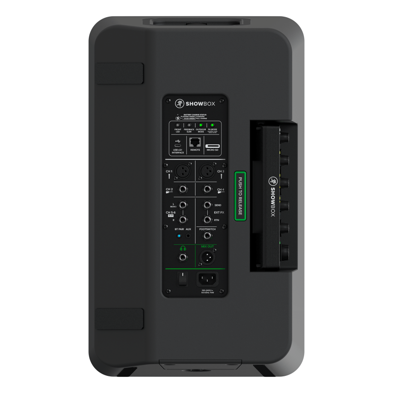 Mackie ShowBox Kolumna głośnikowa zasilana bateryjnie - 6 - Kolumny z własnym zasilaniem - Mackie ShowBox to kolumna głośnikowa 