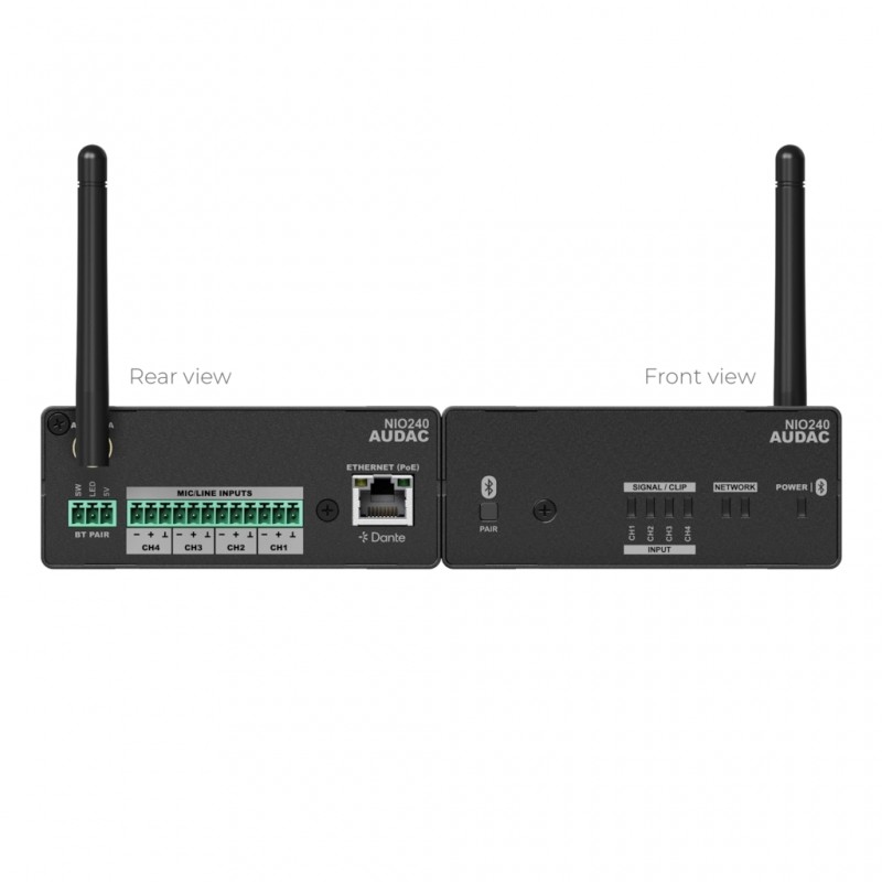 Audac NIO240 - Sieciowy ekspander Dante