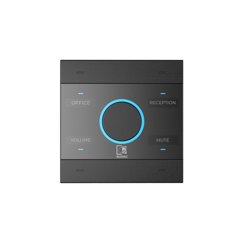 Audac NCP105/B - Uniwersalny panel sieciowy (wersja czarna)