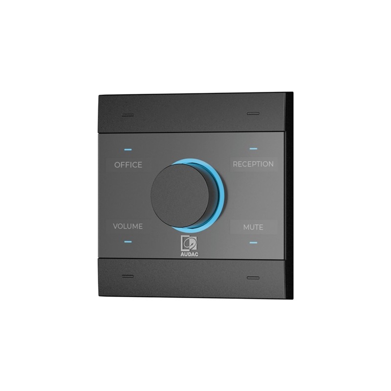 Audac NCP105/B - Uniwersalny panel sieciowy (wersja czarna)